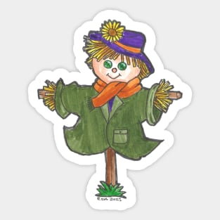 Scarecrow Sticker